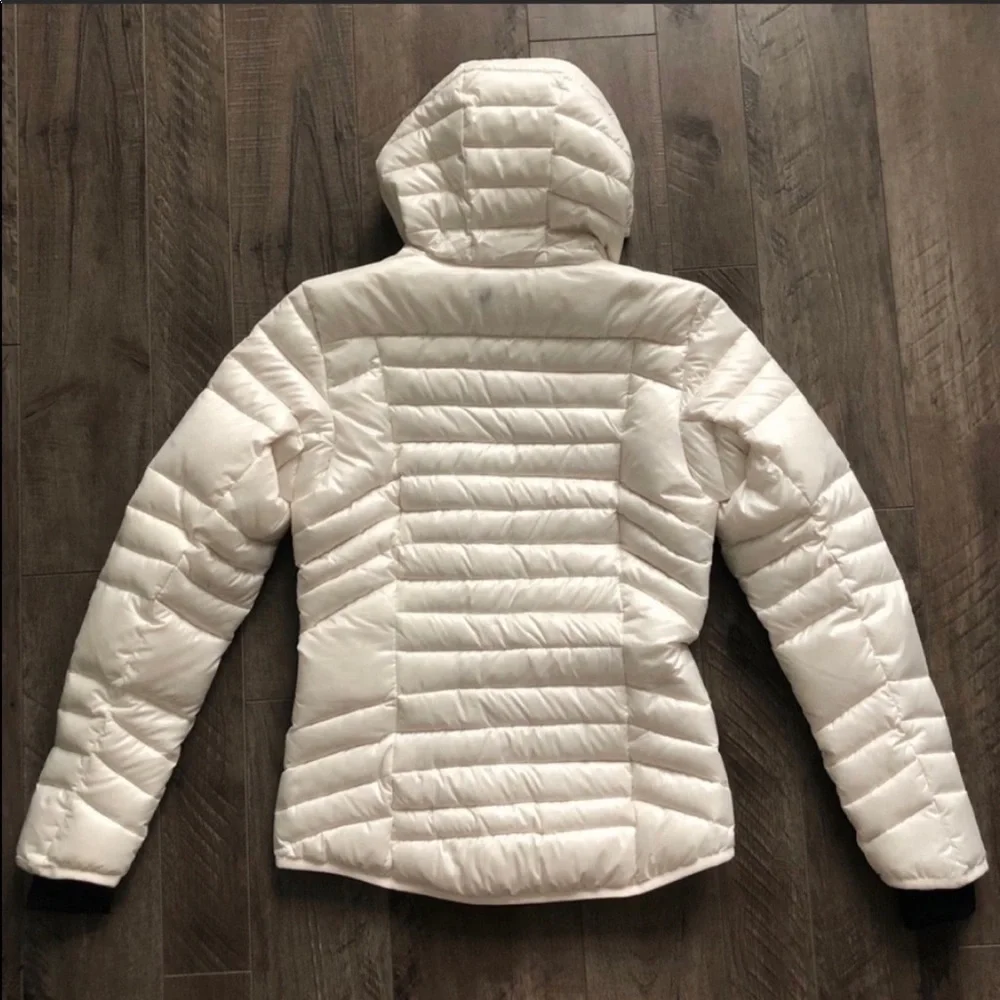 NWT Adidas White Down Puffer Jacket Small - Sample - Picture 2 of 15